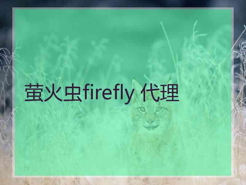 萤火虫firefly 代理