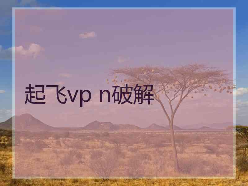 起飞vp n破解