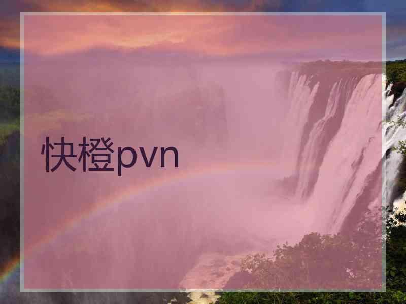 快橙pvn