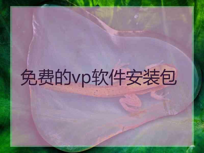 免费的vp软件安装包