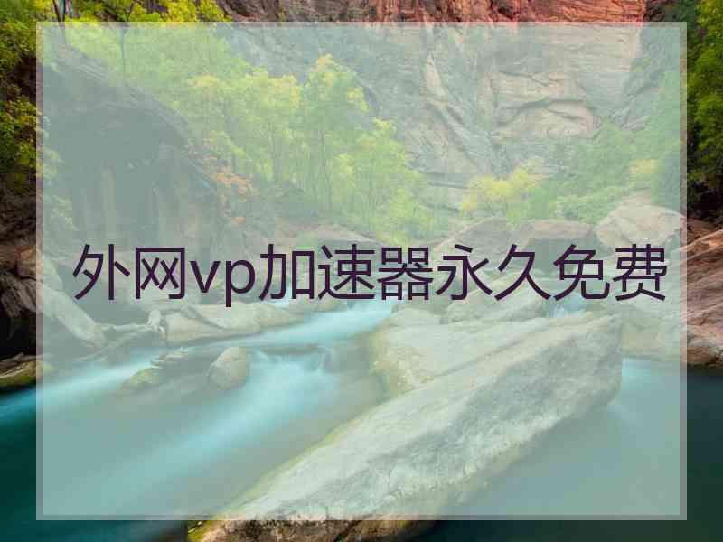 外网vp加速器永久免费