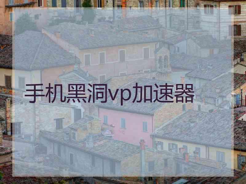 手机黑洞vp加速器