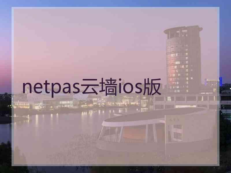 netpas云墙ios版