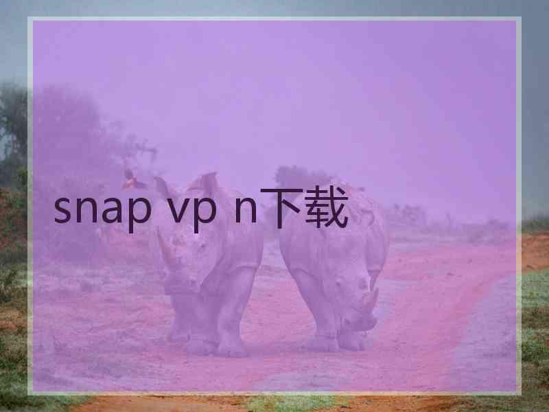 snap vp n下载