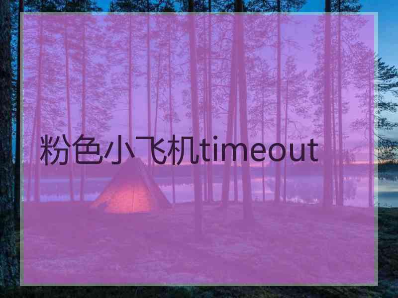 粉色小飞机timeout