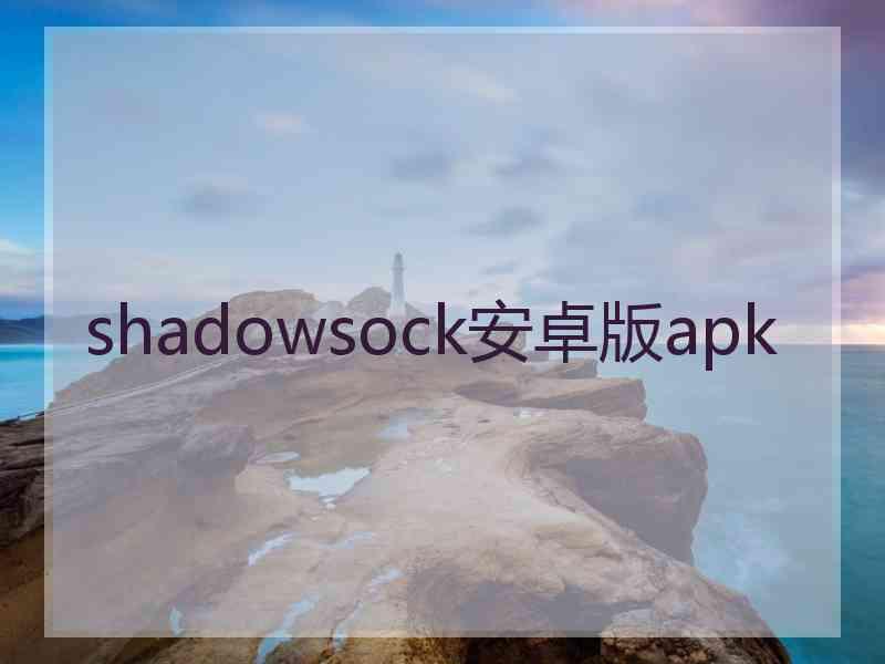 shadowsock安卓版apk