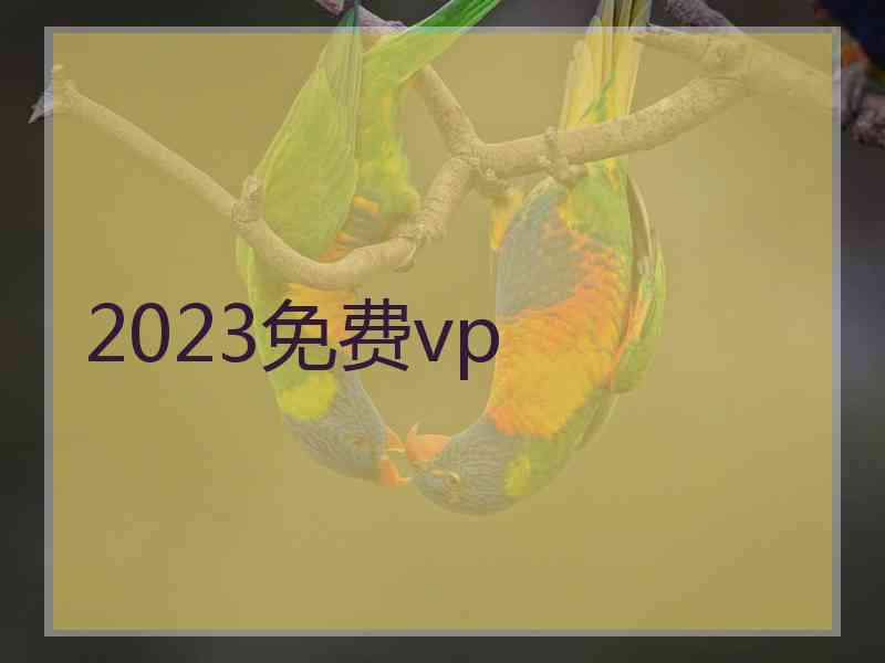 2023免费vp