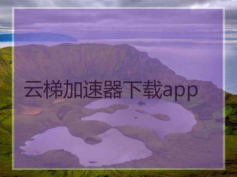 云梯加速器下载app