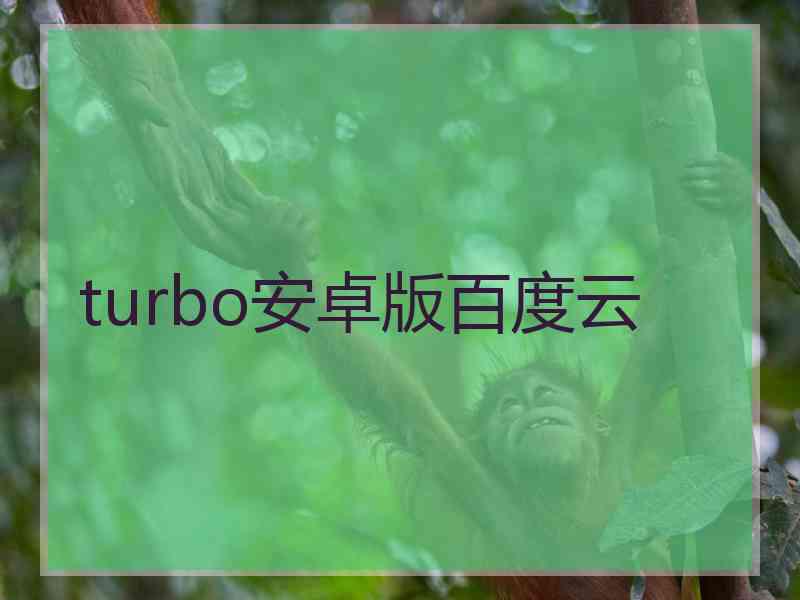 turbo安卓版百度云