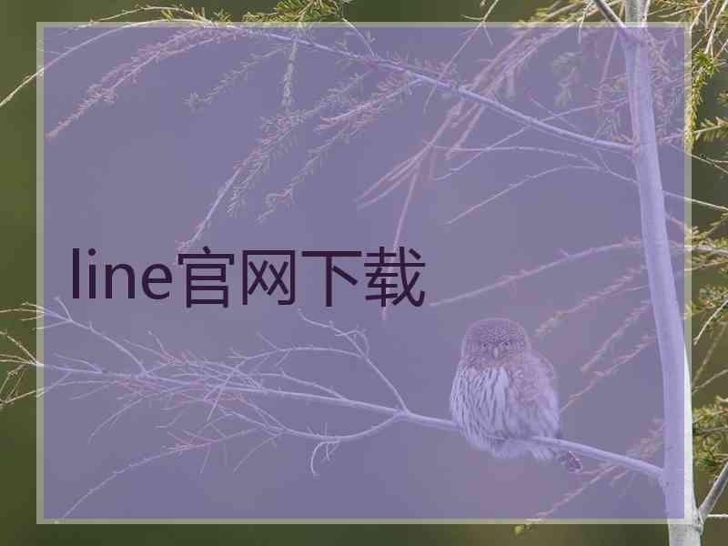 line官网下载