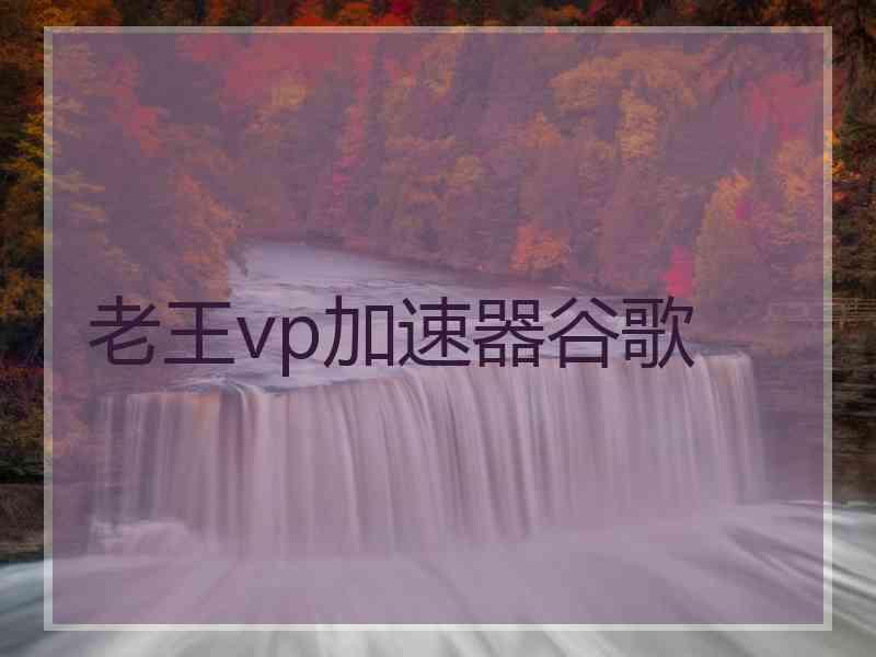 老王vp加速器谷歌