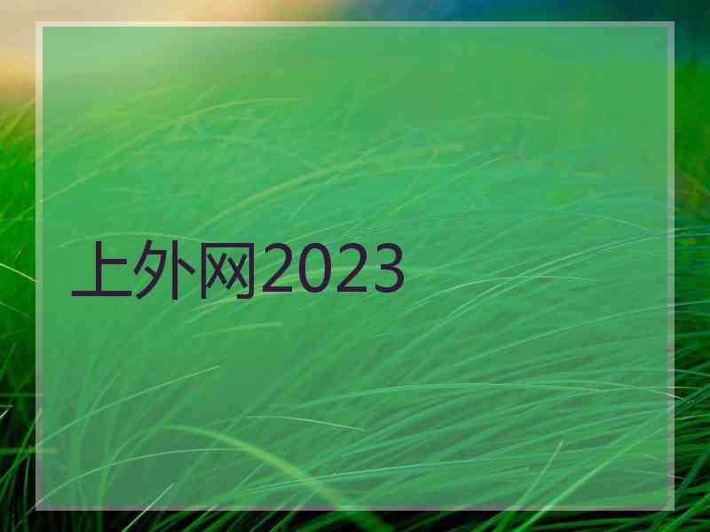 上外网2023