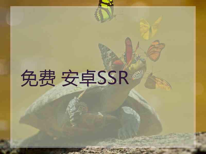 免费 安卓SSR