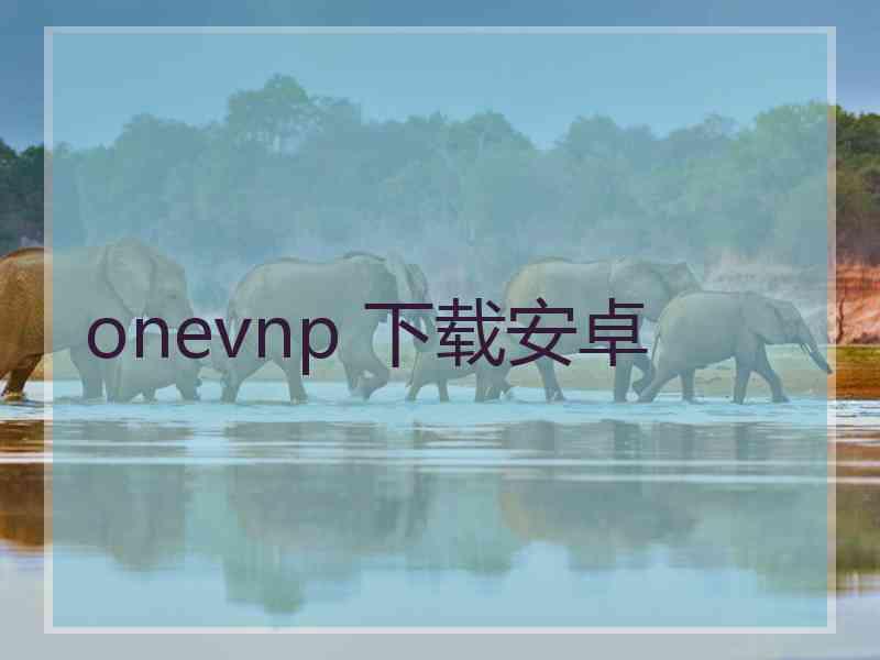 onevnp 下载安卓