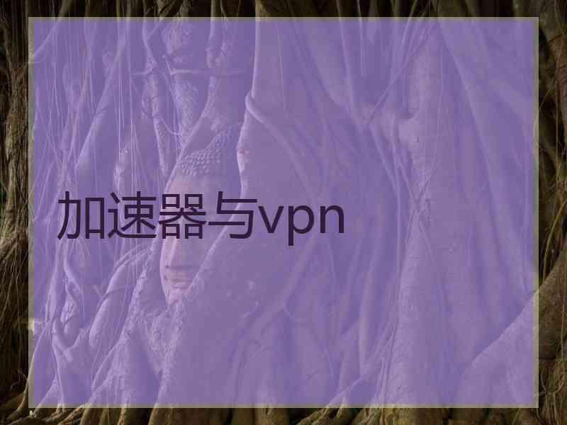 加速器与vpn