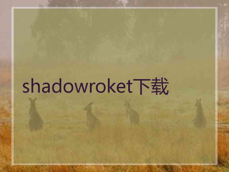 shadowroket下载