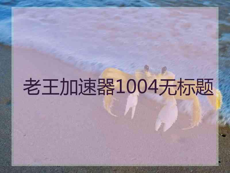 老王加速器1004无标题