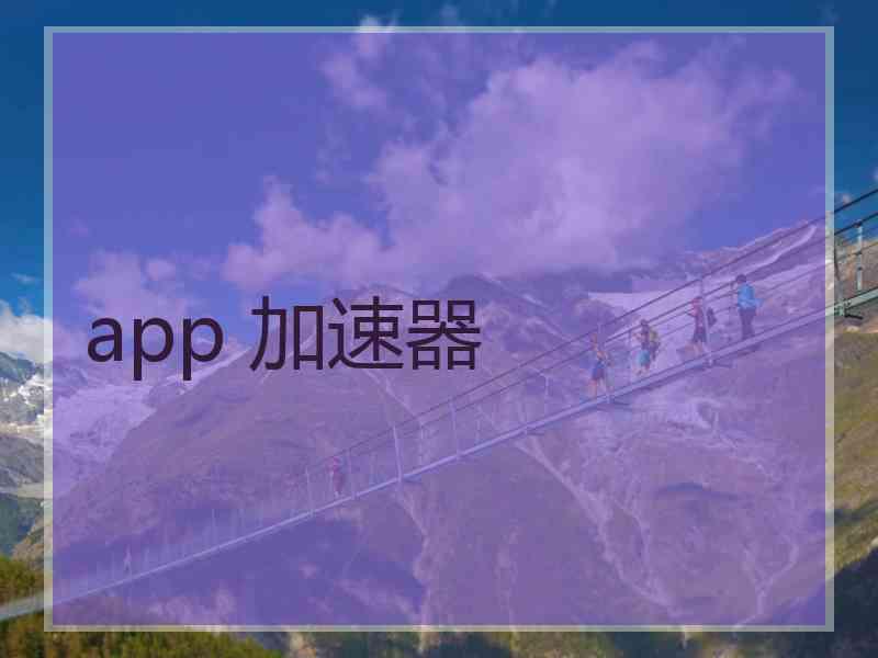 app 加速器