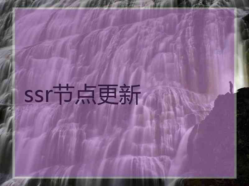 ssr节点更新