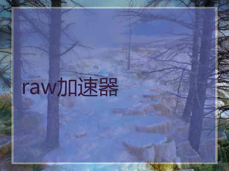 raw加速器