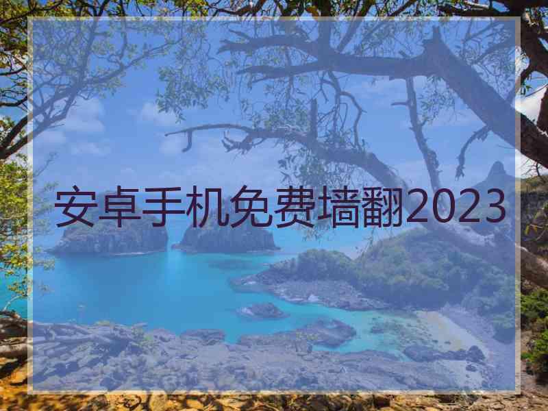 安卓手机免费墙翻2023