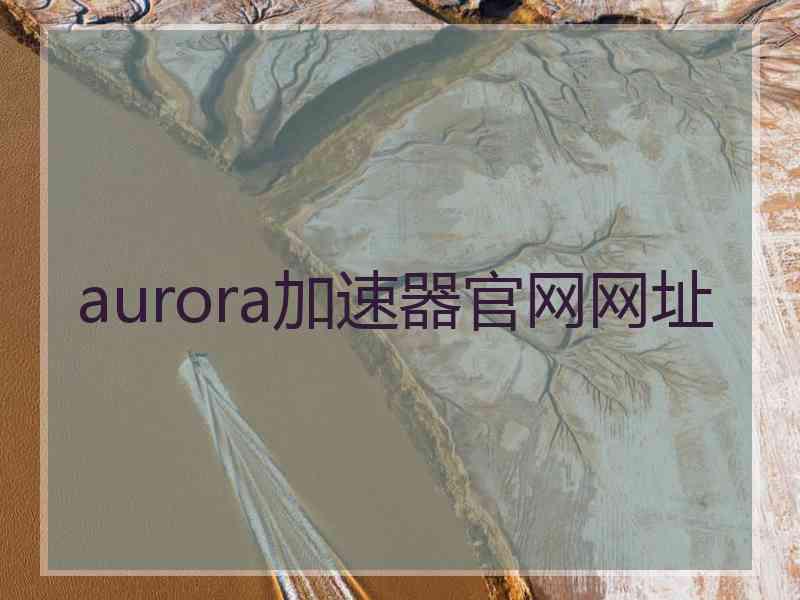 aurora加速器官网网址