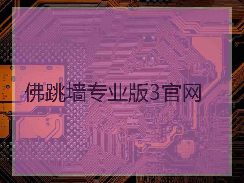 佛跳墙专业版3官网