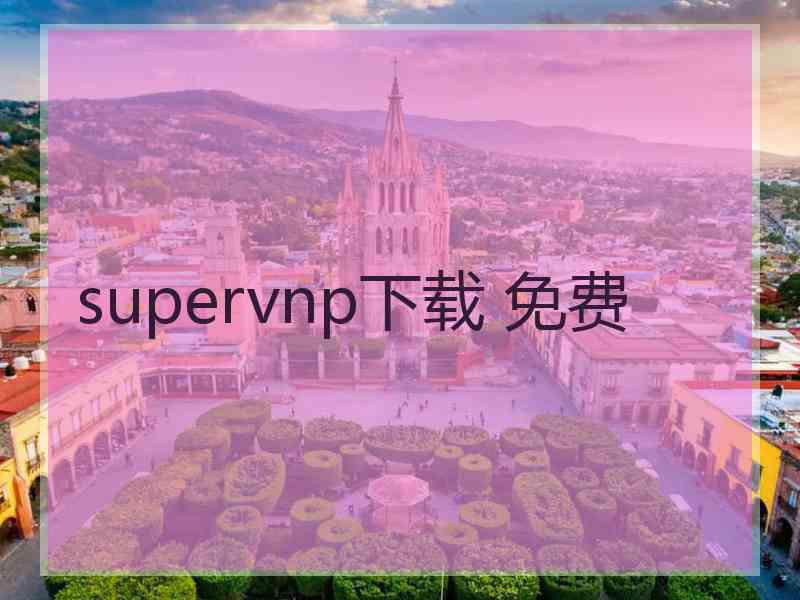 supervnp下载 免费