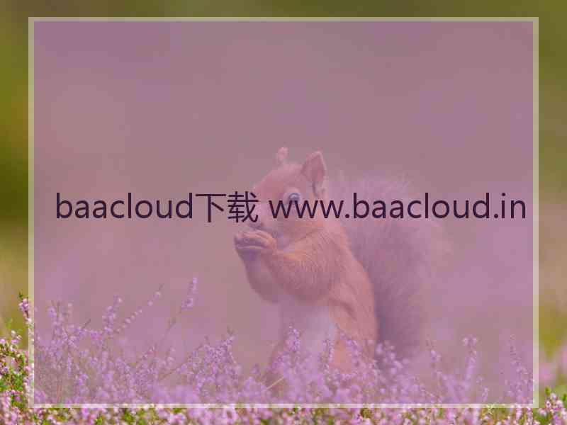 baacloud下载 www.baacloud.in