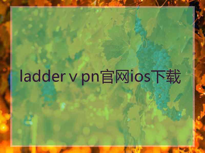 ladderⅴpn官网ios下载