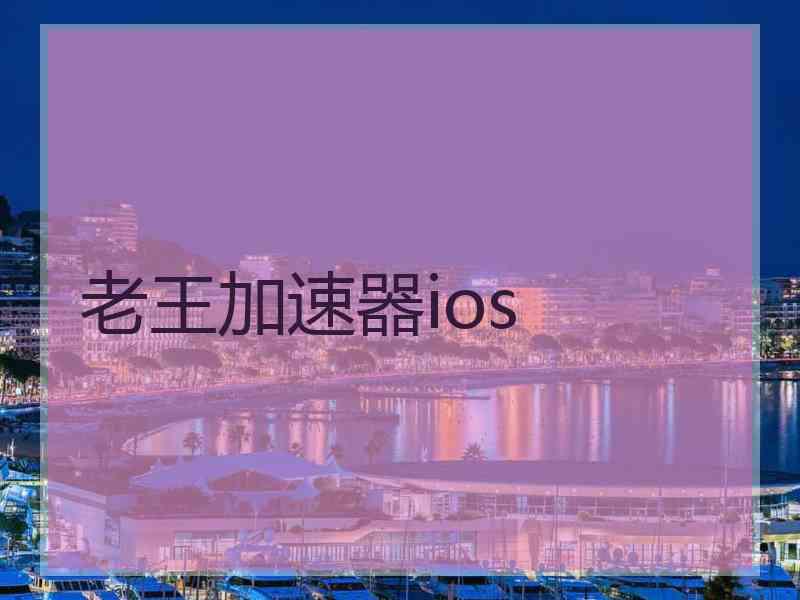 老王加速器ios