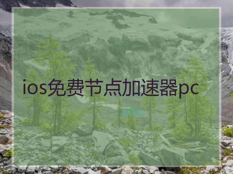 ios免费节点加速器pc