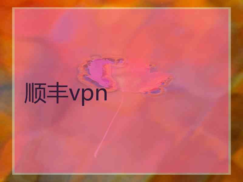 顺丰vpn