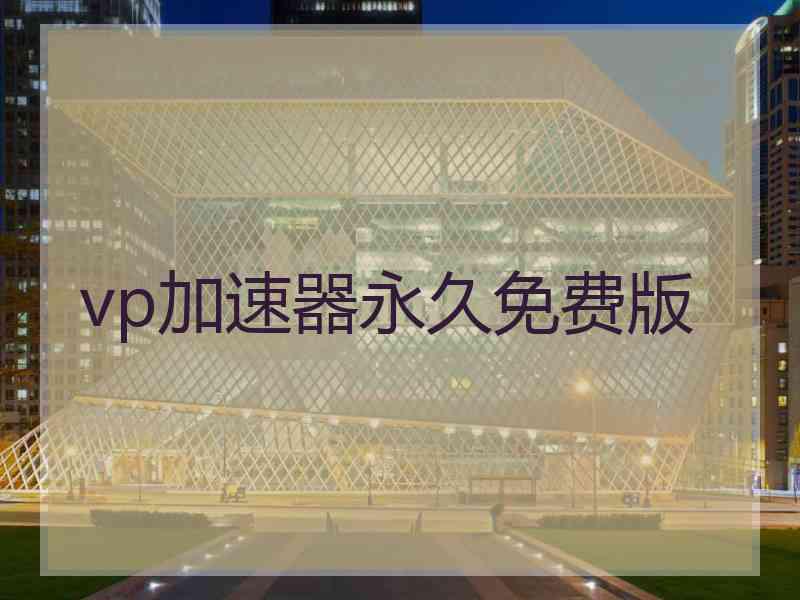 vp加速器永久免费版