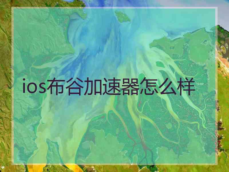 ios布谷加速器怎么样