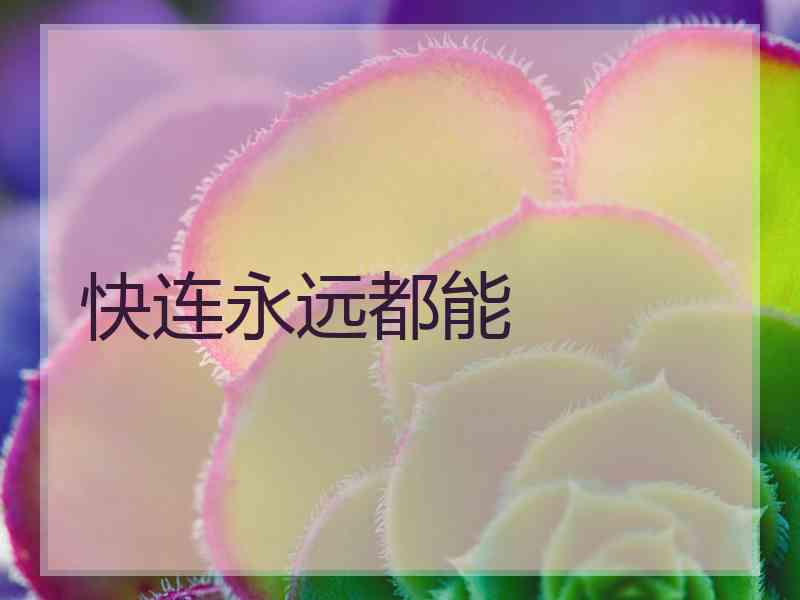 快连永远都能