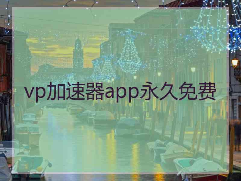 vp加速器app永久免费