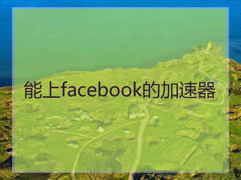 能上facebook的加速器