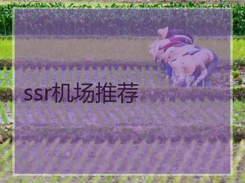 ssr机场推荐