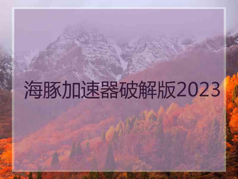 海豚加速器破解版2023