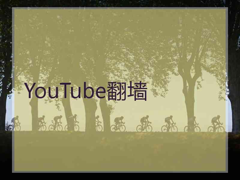 YouTube翻墙