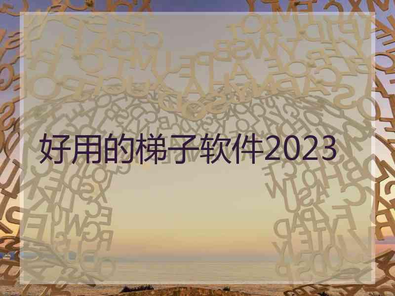 好用的梯子软件2023