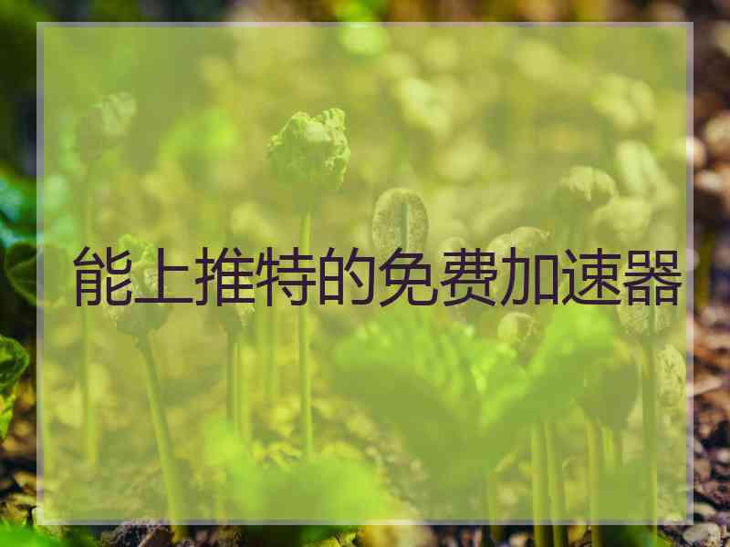 能上推特的免费加速器