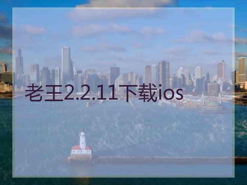 老王2.2.11下载ios