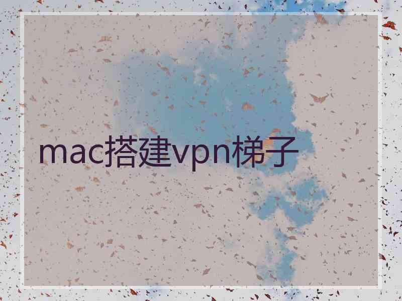 mac搭建vpn梯子