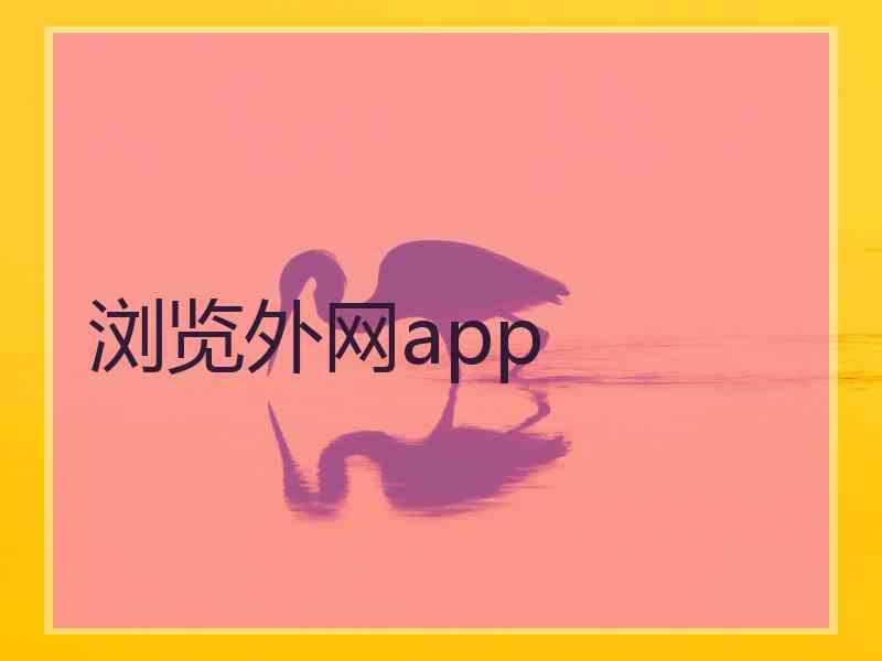 浏览外网app