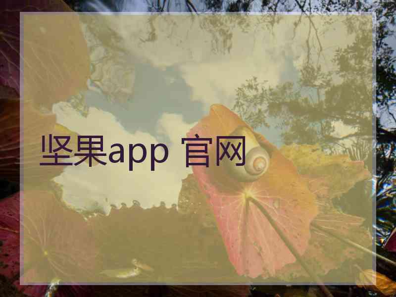 坚果app 官网