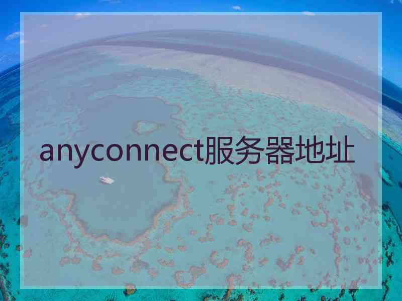 anyconnect服务器地址