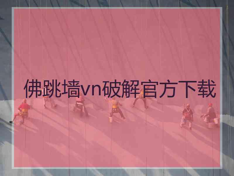 佛跳墙vn破解官方下载