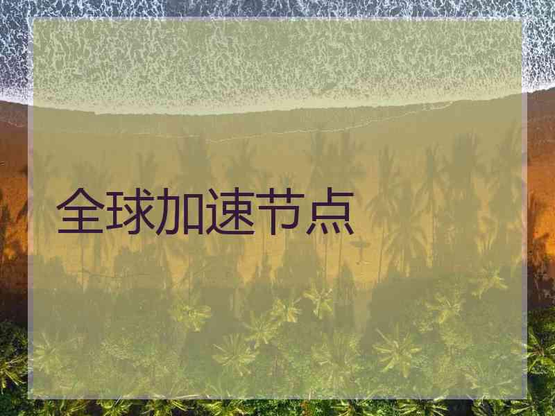 全球加速节点